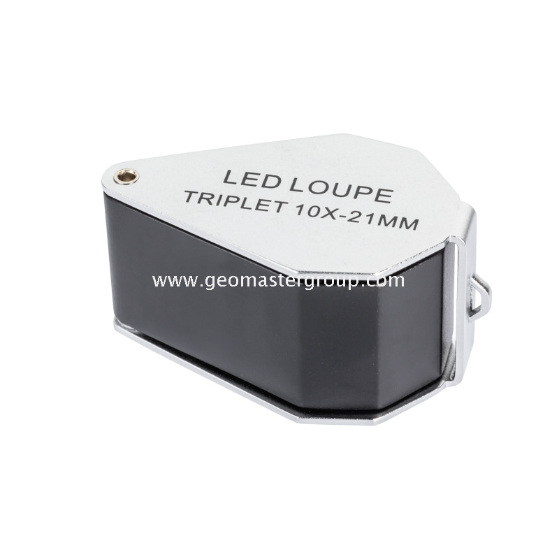 Glas-UV-/Weiß-LED-Lupe (10x, 21 mm)