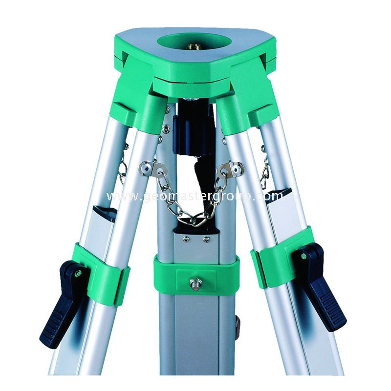 Mittelschwerer Stativ (flacher Kopf, zwei Schlösser)