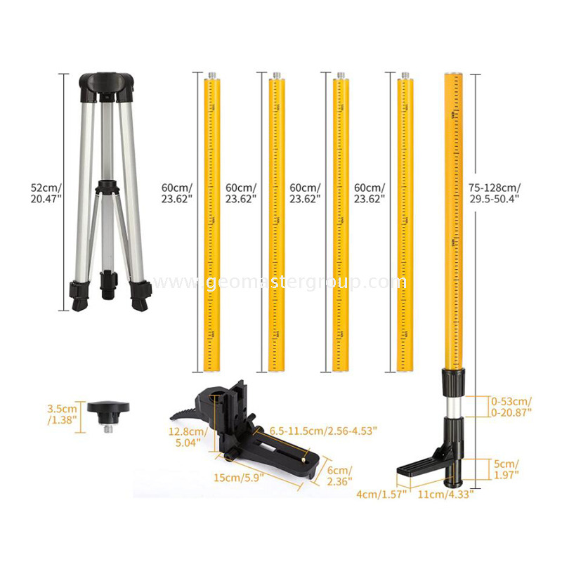 520-920 mm Laserstativ (520-920 mm)