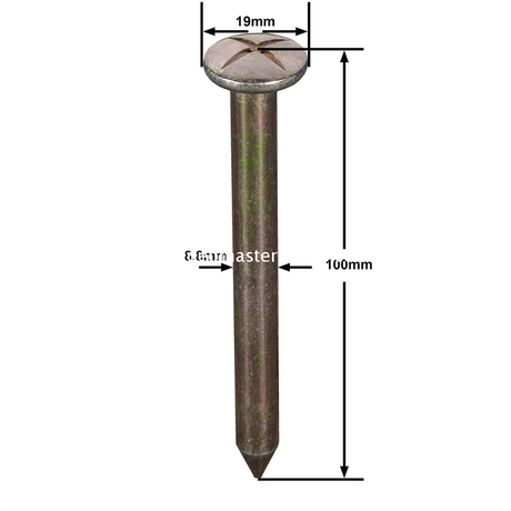 Stahl-Vermessungsnagel (100 mm)