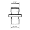 Prismenstabadapter (M16-5/8')