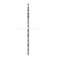Teleskop -Barcode -Mitarbeiter (5m, 4 Sekunden)