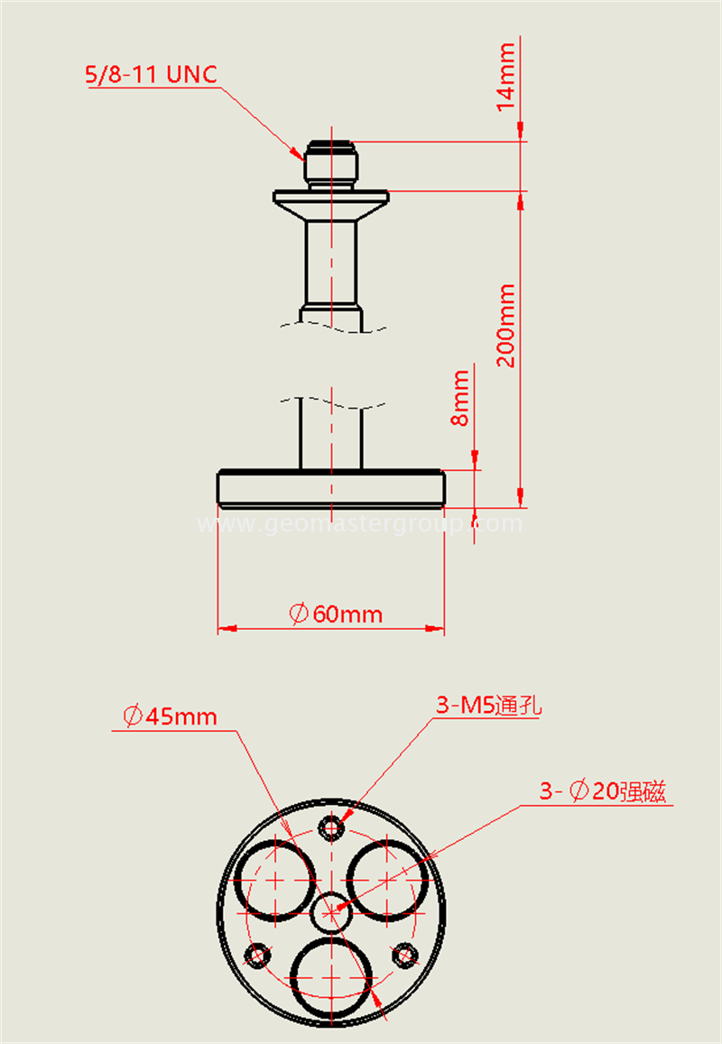 Magnetischer fester Träger