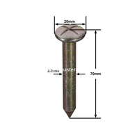 Stahl-Vermessungsnagel (70 mm)