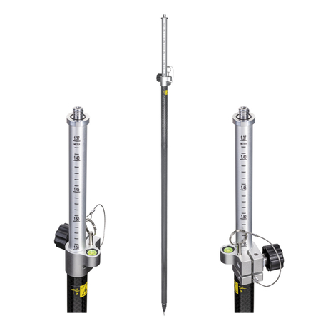 Al & Carbon RTK-Stange (2,5 m, PinLoc4) 