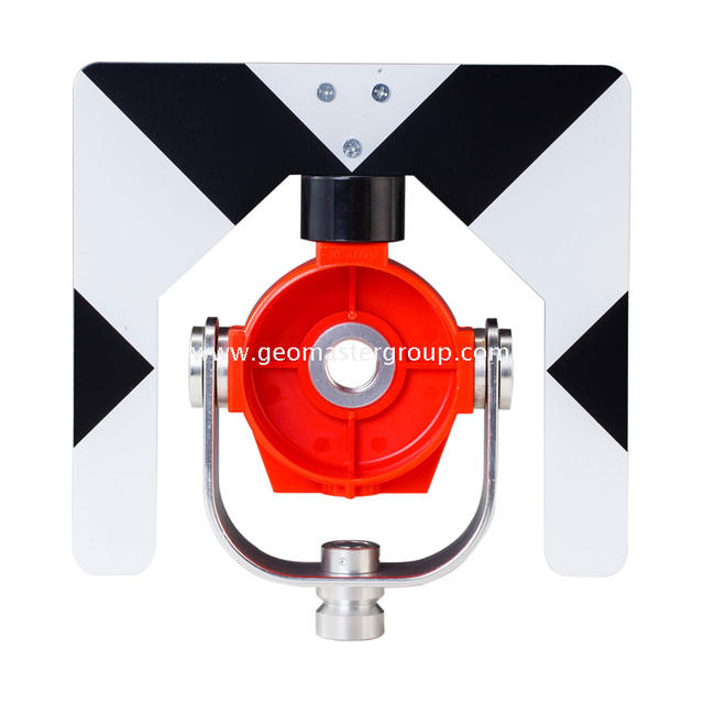 Prismenhalter und Zielscheibe (185 x 200 mm, Weiß)