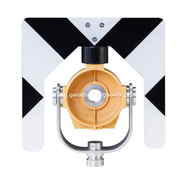 Prismenhalter und Zielscheibe (185 x 200 mm, Weiß)