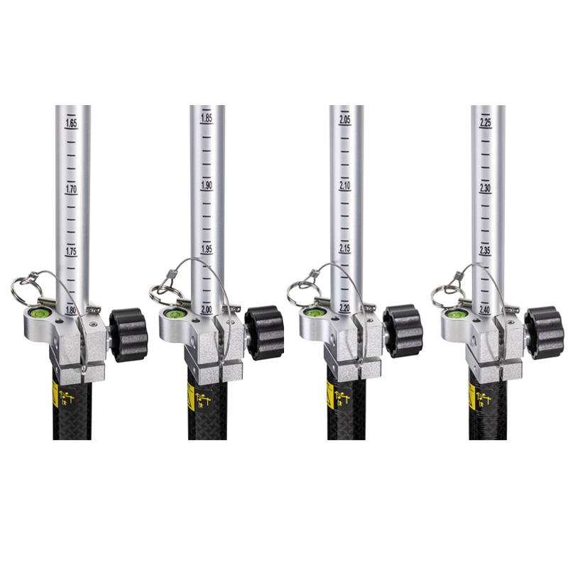 Al & Carbon RTK-Stange (2,5 m, PinLoc4) 