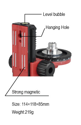 Magnetische Laserhalterung